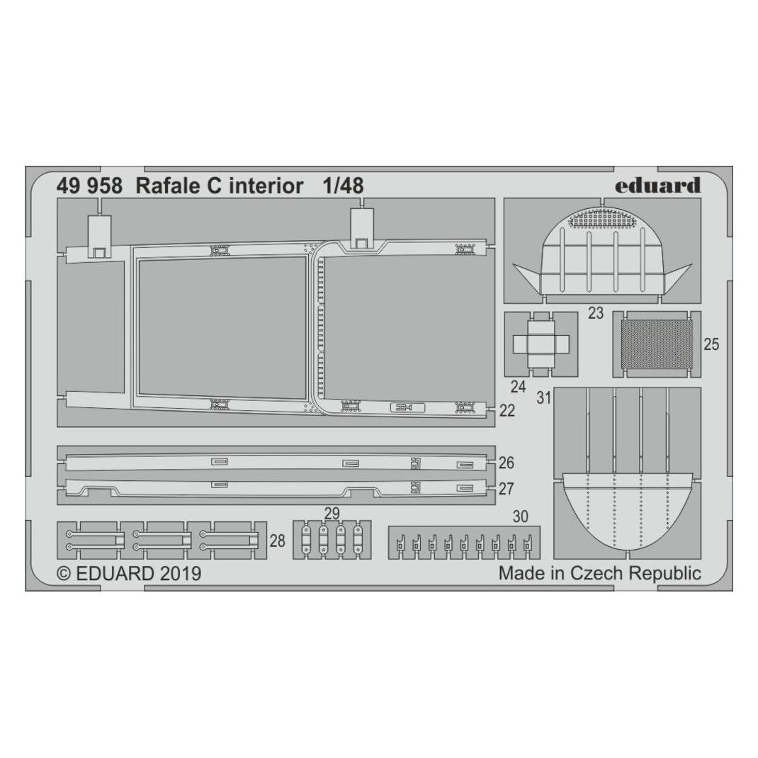 Eduard Rafale C interior for Revell (49958)