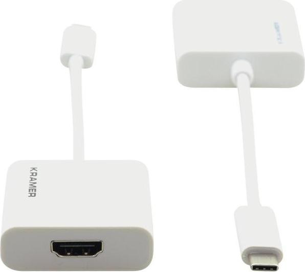 Kramer Electronics ADC-U31C/HF USB Type-C naar HDMI Type A Adapter, 0,17 meter, Recht