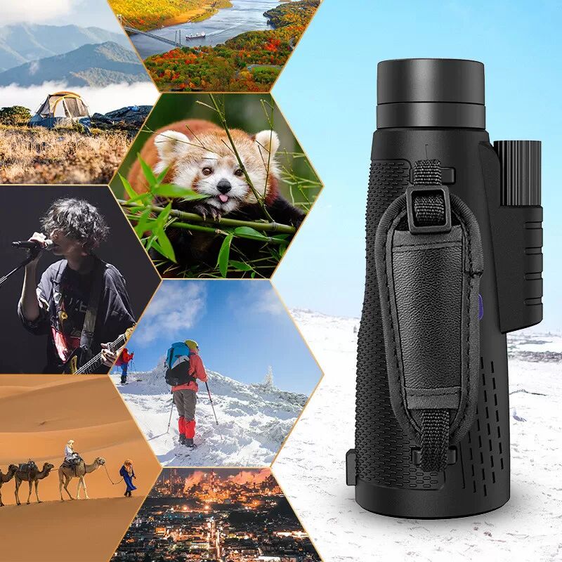 INF Télescope monoculaire compact 50 mm avec dragonne