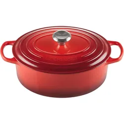 Sambonet Ovaler Bräter 29 cm Gusseisen rot