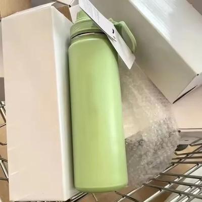 Uplifted Finds 710 Ml Stainless Titanium Vacuum Sports Bottle Leakproof Outdoor Cup c