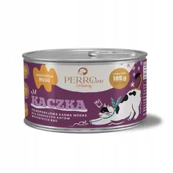 PERRO CATering Enten-Monoprotein-Alleinfutter für Katzen, 185 g