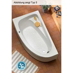 Ottofond Whirlpool Raumsparbadewanne Marina B 160 x 90 - Baden