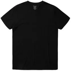 Panos Emporio Bamboo V-neck Tee Schwarz Small Herren