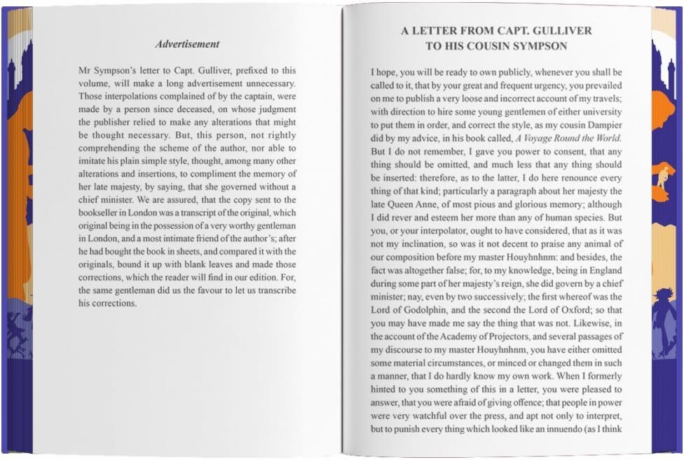 Wilco International LLP Gulliver's Travels by Jonathan Swift (Deluxe Hardback Sprayed Edge Edition)
