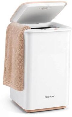 20L Heated Towel Warmer with 4 Heat Timer for Bathrooms White