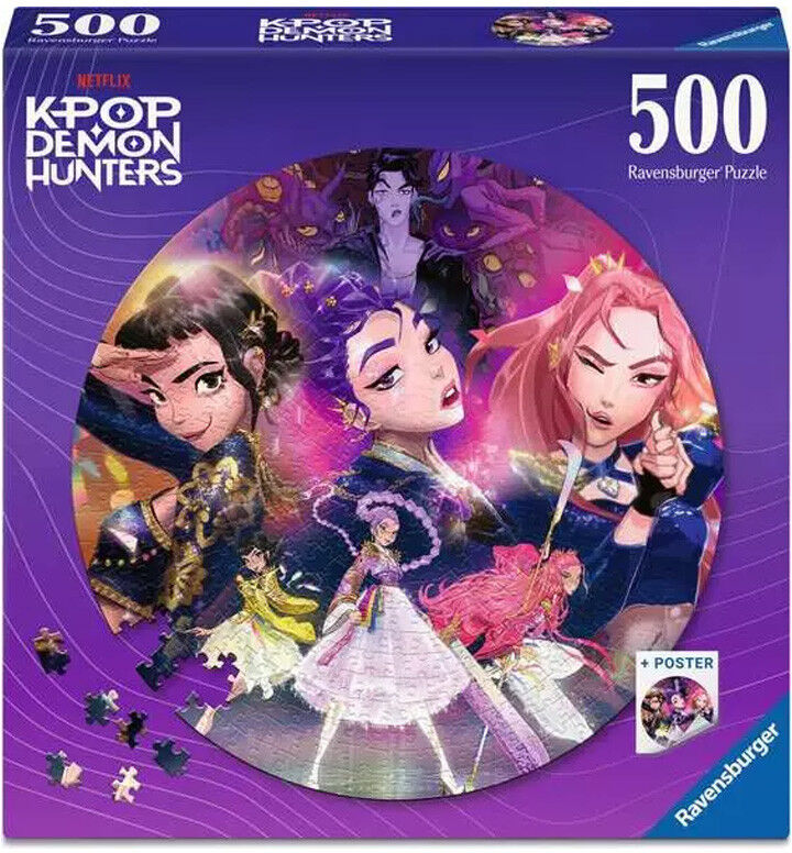 Puzzle 500 pcs Pour les fans KPop Demon Hunters - Ravensburger