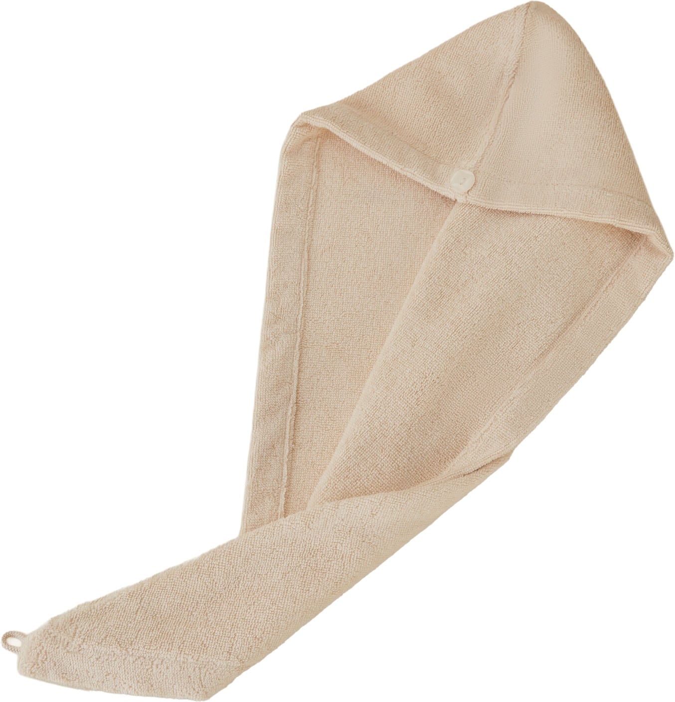 Turban-Handtuch EGERIA "Fresh", beige (ivory), 1 Stk., Frottier, Frottier, Baumwolle, Handtücher, ONE SIZE
