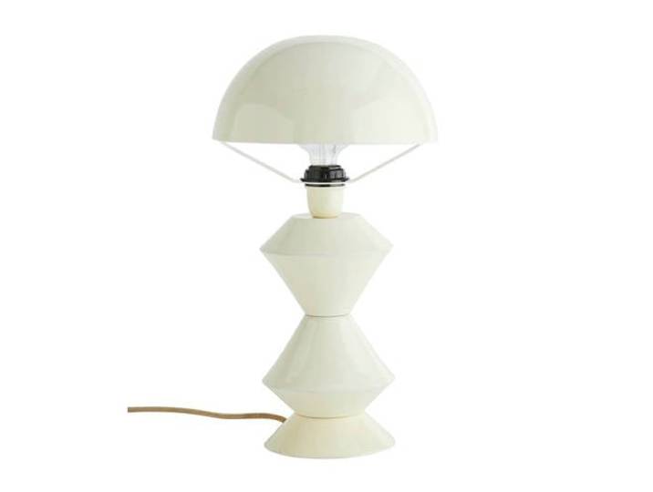 Madam Stoltz tafellamp offwhite (metaal)