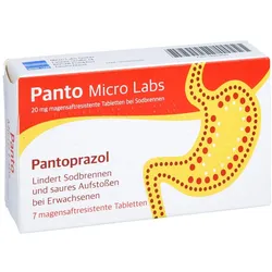 Panto Micro Labs 20 mg msr.Tabl.bei Sodb 7 St
