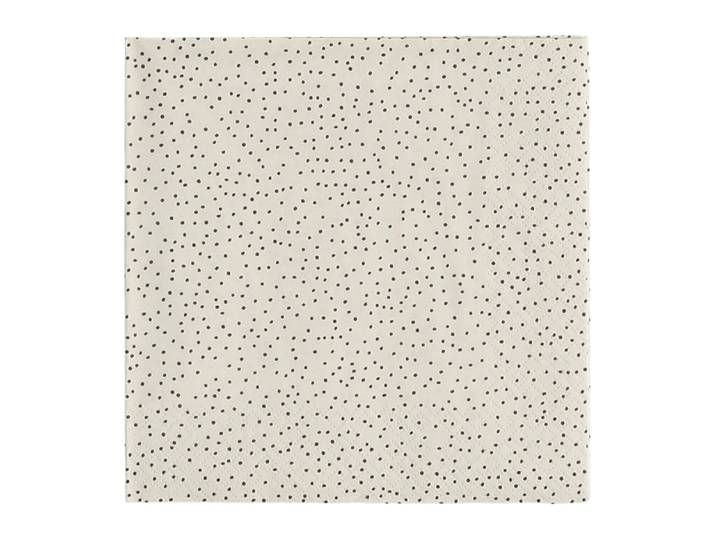 Scandi Essentials Serviette de table Grain 33x33 cm lot de 20 sable-noir