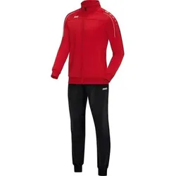 JAKO Kinder Trainingsanzug Polyester Classico, Größe 152 in Rot Rot