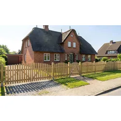Zauntor Günstig + Gut 30 x 80 cm – Gartntor aus druckimprägniertem Kieferholz – Holztor für Grundstück – Zaunpforte für Garten