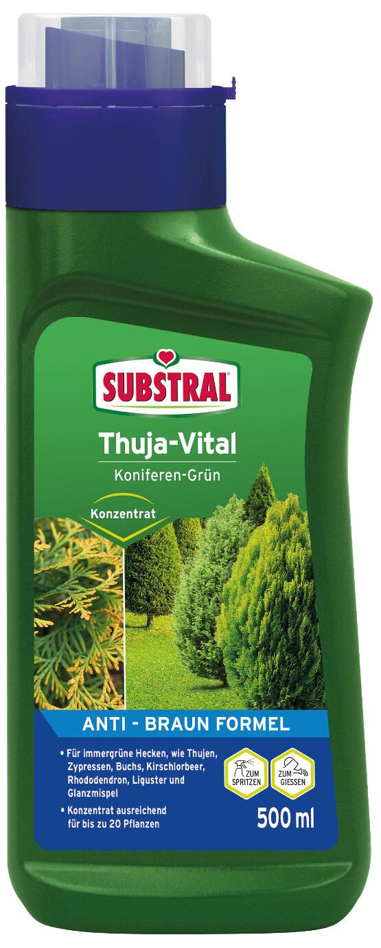 SUBSTRAL® Thuja-Vital Baum- und Strauchdünger 0,5 l 66600