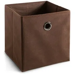 Aufbewahrungsbox 30 x cm Polyester Braun Dunkelbraun