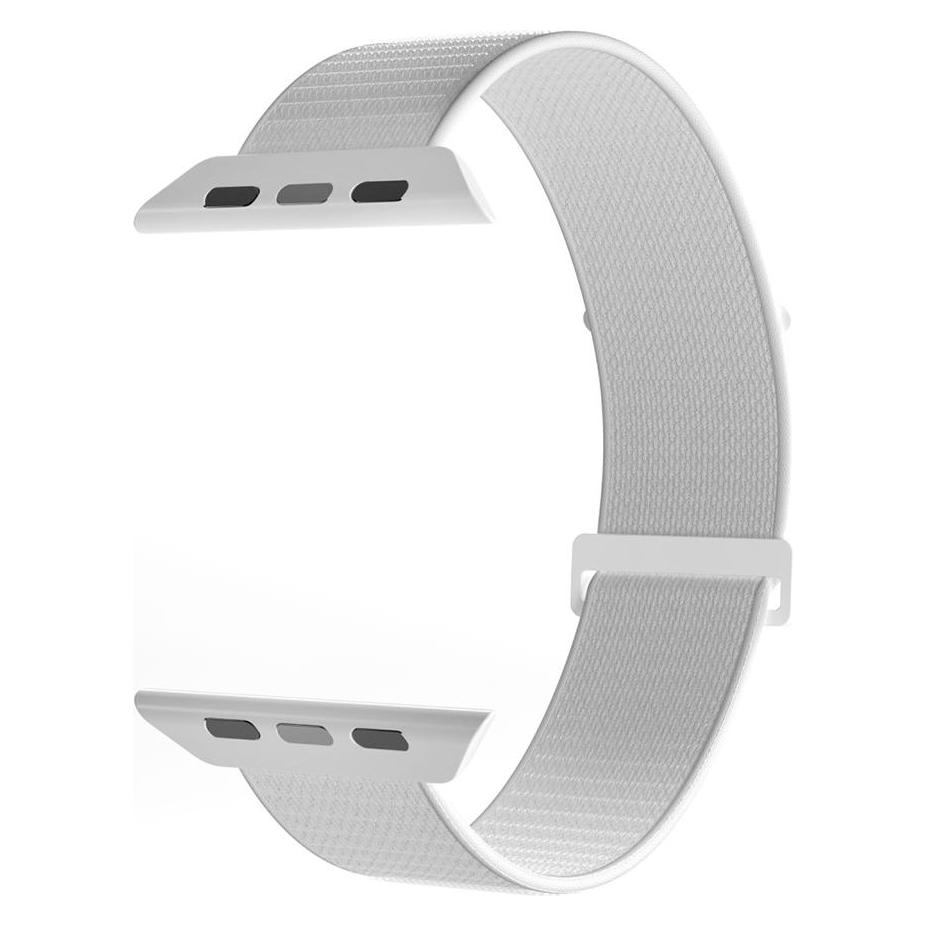 Puro Nylon Sport - Pasek do Apple Watch 38/40/41 mm (Biały) (38 mm, 40 mm, 41 mm, Nylon) (PUSPORTAW40WHI)