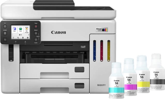 Canon MAXIFY GX7150 Inkjet All-in-One Printer inclusief 1 set extra inkt