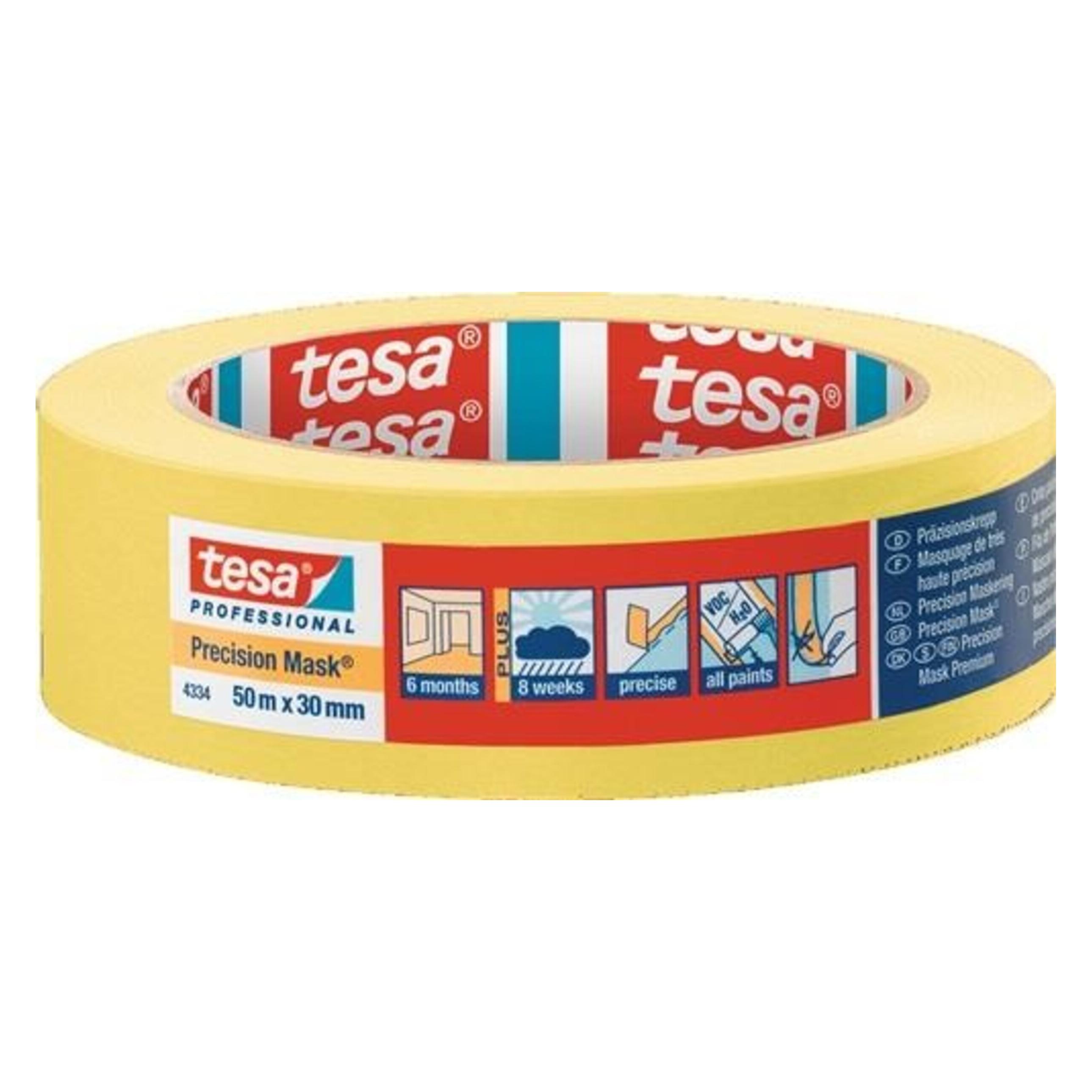tesa Präzisionkrepp PLUS 50m:30mm (19 mm) (04334-00002-00)