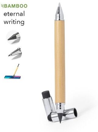 Stylo Crayon Publicitaire Éternel Zack bambou