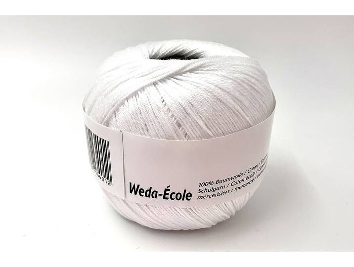 Sommer Weda Ecole Schulgarn 170 Weiss 50 g