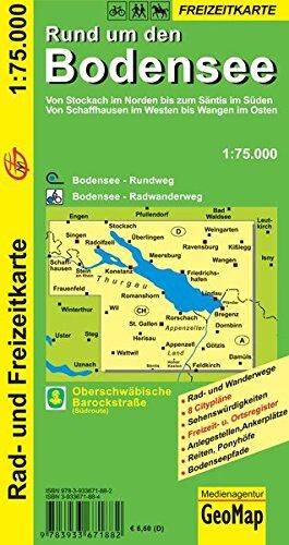 GeoMap - Rund um den Bodensee 1 : 75 000. Rad- und Freizeitkarte (Geo Map) - Preis vom 17.10.2026 19:25:27 h