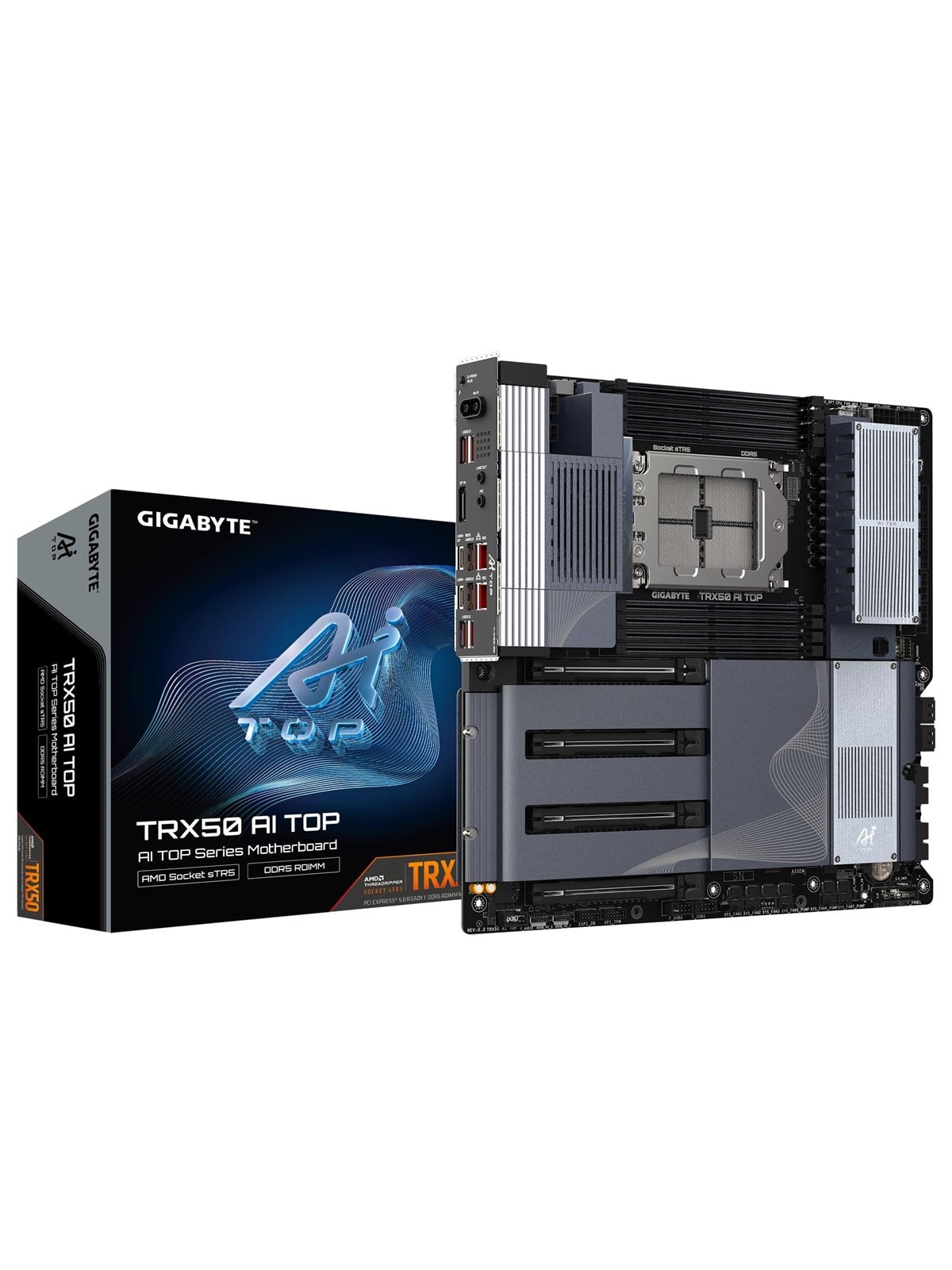 GIGABYTE TRX50 AI TOP Mainboard - AMD TRX50 - AMD sTR5 - DDR5 RAM - Extended ATX