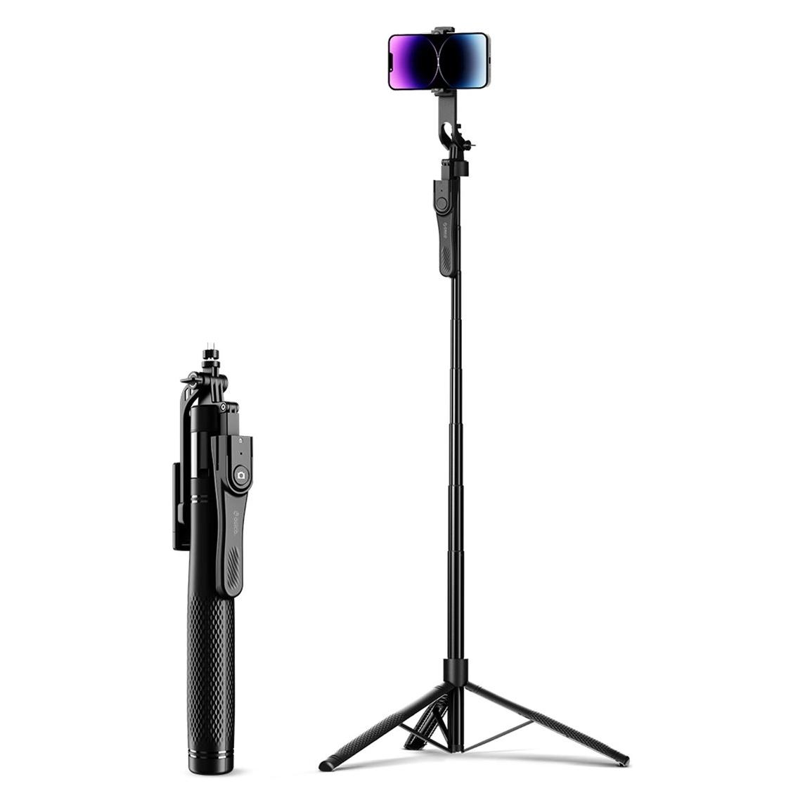 Orico SPM215 černá / Selfie tyč se stativem / Bluetooth 5.2 / 360° rotace / 1/4" (6942227180780)