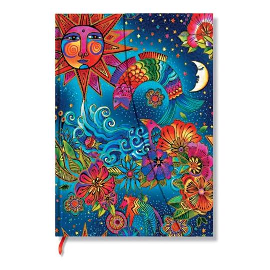 Paperblanks Notizbuch PB Midi Himmlische Magie lin. (MIDI, Liniert, Harter Einband) (PB9693-1)