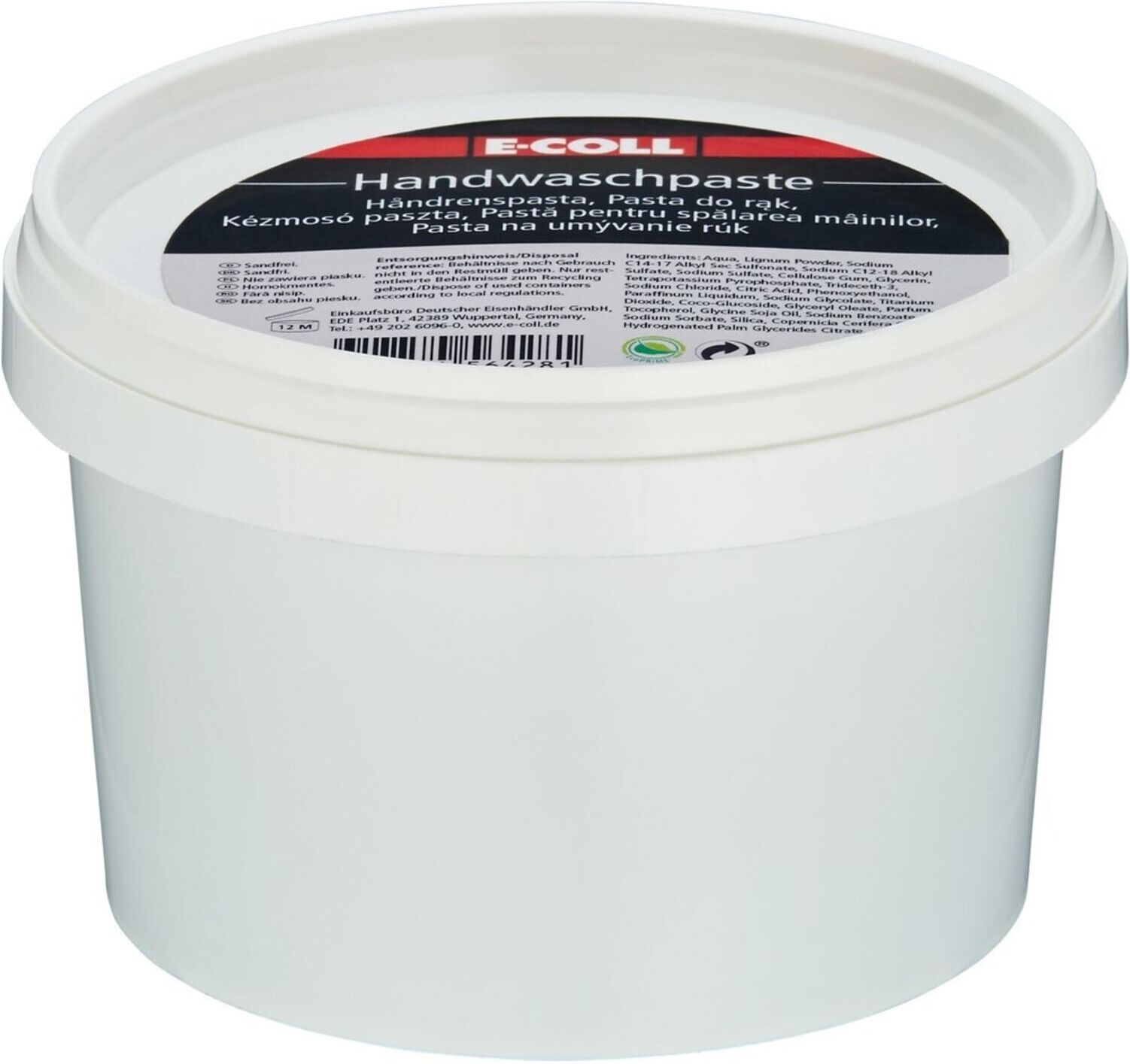 E-COLL Handwaschpaste EE 500ml Dose ; E/D/E (4317784564281)