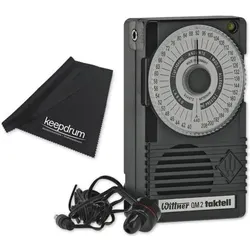 Wittner Metronom QM 2 Taktell Schwarz inklusive Ohrhörer mit Tuch (Metronom), Zubehör Instrumente, Schwarz