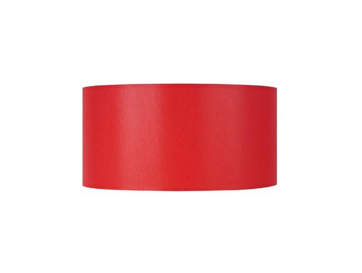 Abat-jour pour lampe tissu rouge