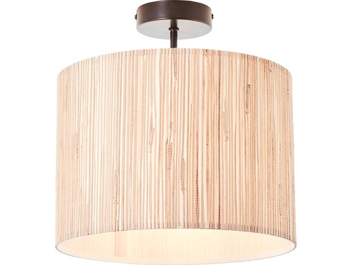 BRILLIANT Wimea Deckenleuchte 30cm schwarz/holzfarbend 99488/76