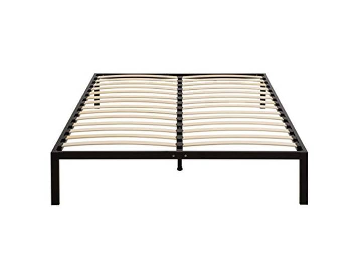 i-flair Metallbett i-Base 160x200 cm, stabiles Bettgestell mit Stauraum, 30,5 cm Höhe, geeignet für Saugroboter