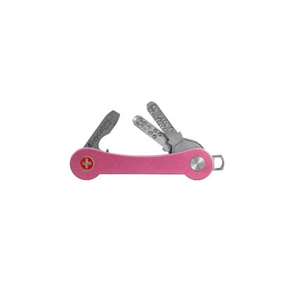 Schlüsselanhänger KEYCABINS "Aluminium", Damen, pink, Aluminium, Basic, Schlüsselanhänger Schlüsselanhänger, SWISS made