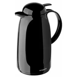Helios Isolierkanne 1l RELAX PUSH Kunsstoff schwarz, 1 Stück