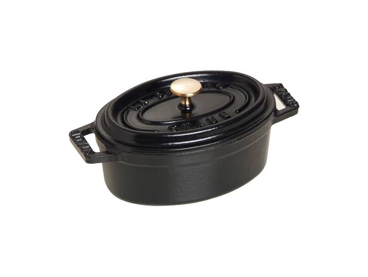 STAUB Mini cocotte ovale La Cocotte Staub 0,25 L Noir