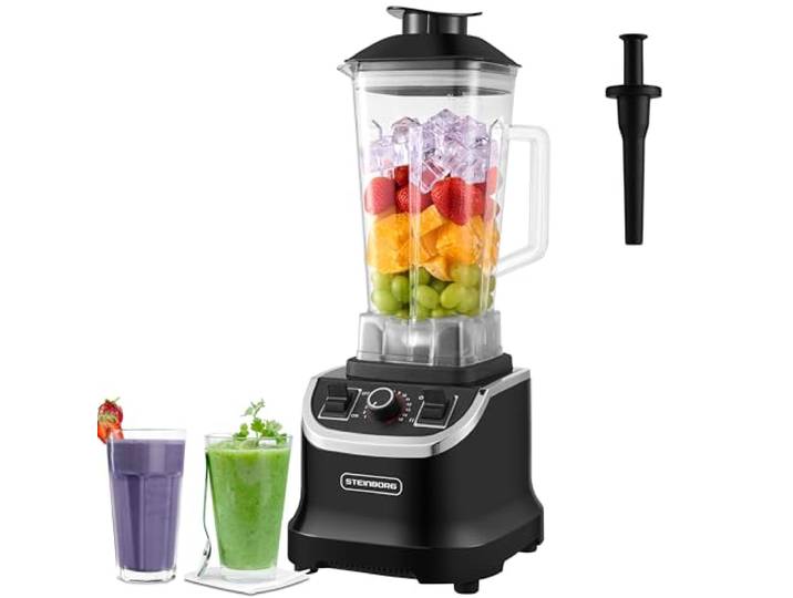 Hochleistungsmixer Professioneller Standmixer 2L BPA Frei Smoothie Maker Gastro Universalmixer Power Profi Mixer Küchenmixer Blender Multifunktionsmixer Multi Zerkleinerer 1.500W 28.000 U/min.