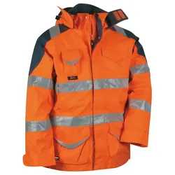 Warnschutz 4in1 Winterjacke "PROTECTION" - 62 - Orange