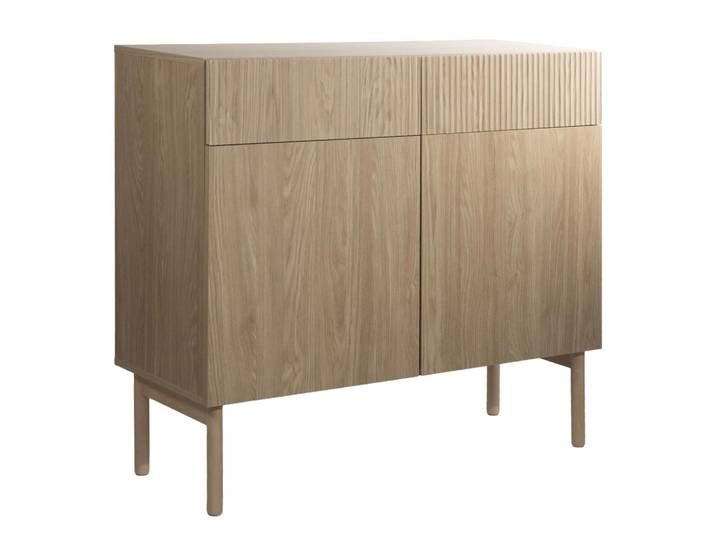 Selsey Nolie - Buffet 2 portes avec 2 tiroirs\, aspect chêne\, 100 cm