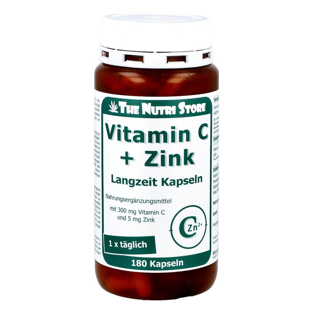 Hirundo Products Vitamin C 300+zink 5 Langzeit Kapseln 03661630
