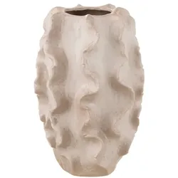 DAHEIM Vase Abstrakt 37,5 cm Porzellan Beige