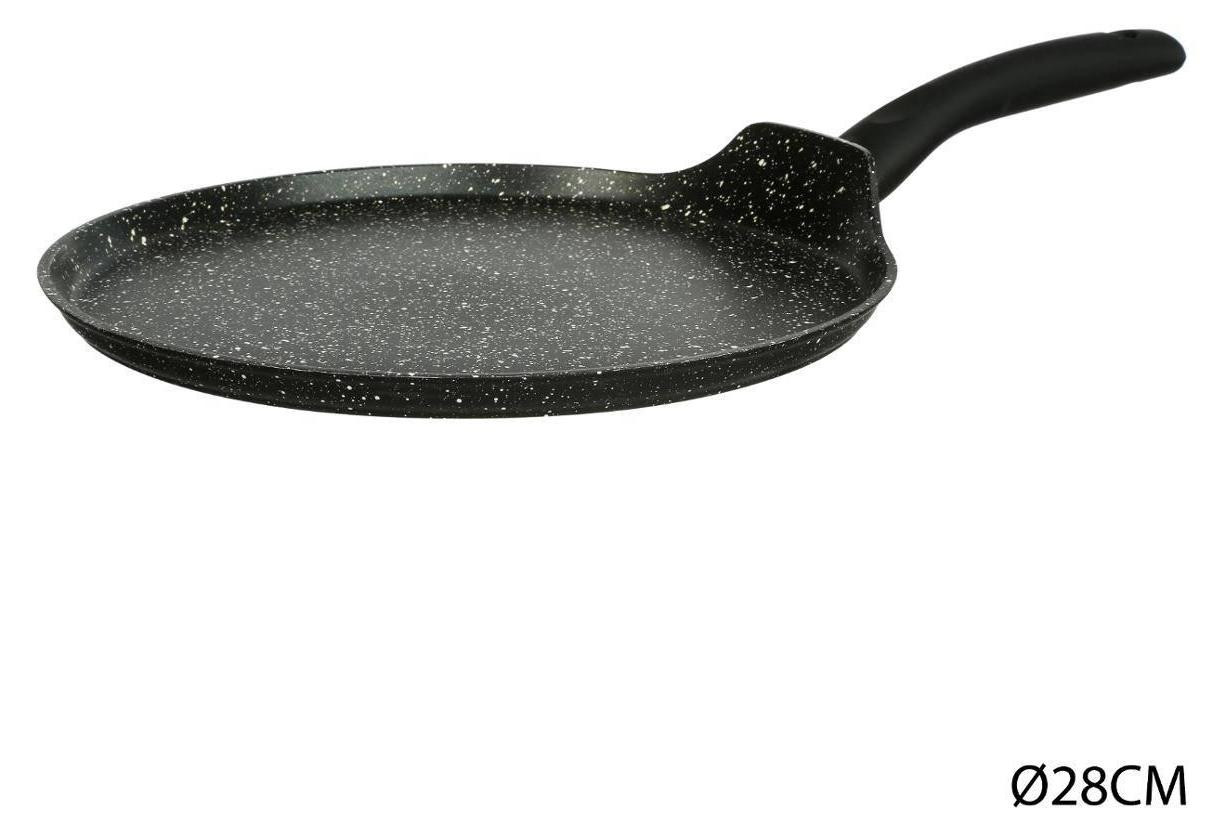 JJA Pancake Pan 28 cm Aluminium met Anti-aanbaklaag voor Inductie