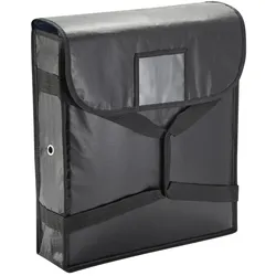 4x Pizza Isoliertasche Für 2 Pizzen bis 40 cm schwarz