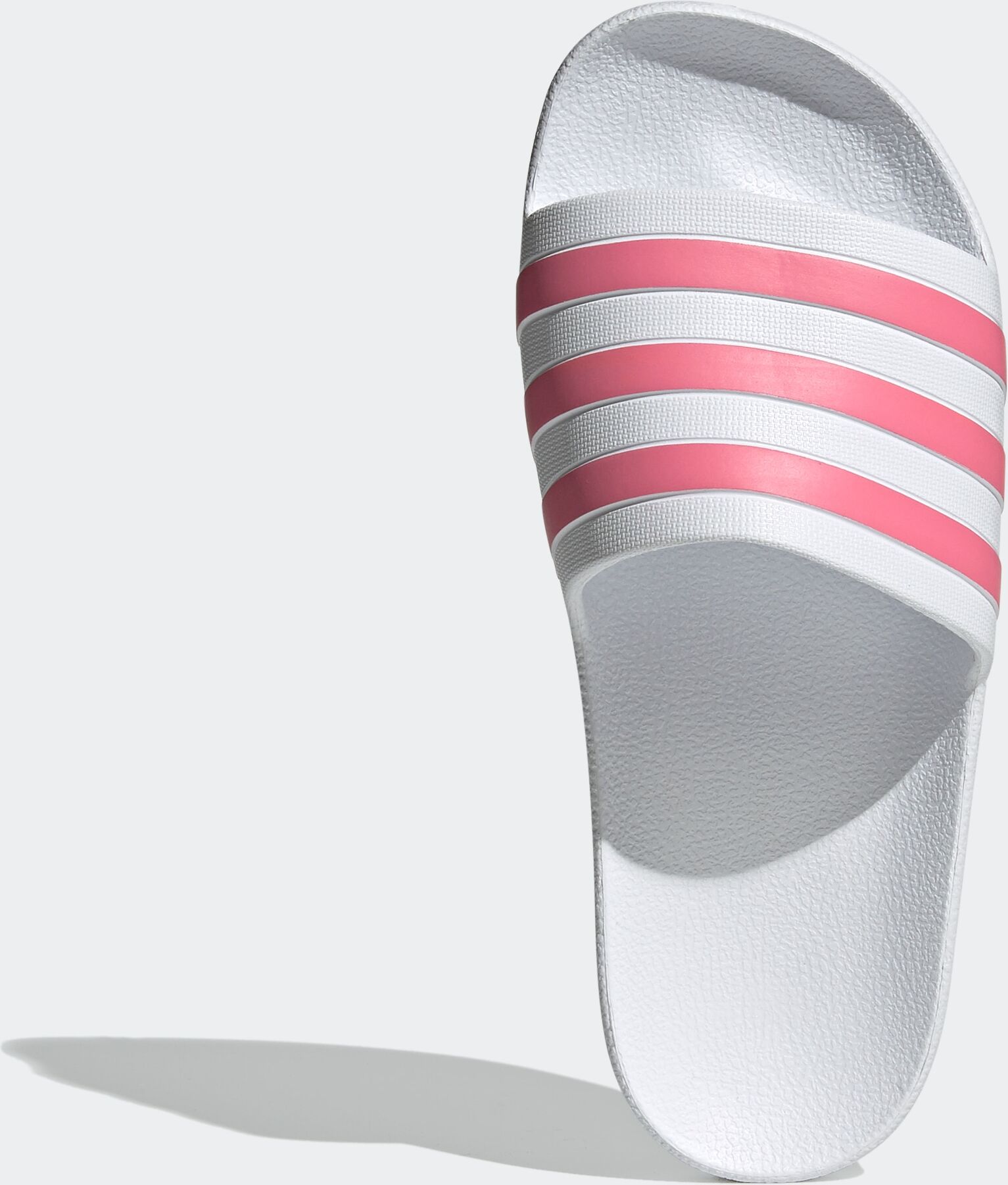 Badesandale ADIDAS SPORTSWEAR "AQUA ADILETTE", Damen, Gr. 44,5, weiss (cloud weiß, rose tone, cloud weiß), Synthetik, Schuhe Badesandale, Badelatschen cloud weiß, rose tone, cloud weiß 44,5