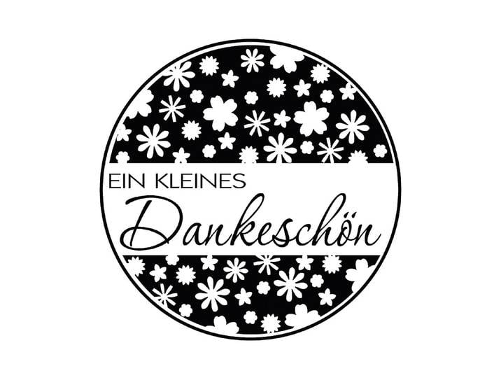 Rayher Holzstempel Dankeschön ⌀ 3 cm