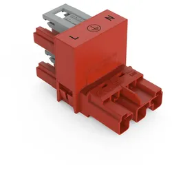 Wago 770-934 h-Verteiler,3-polig,Kod. P,rot 770934  - 50 Stück