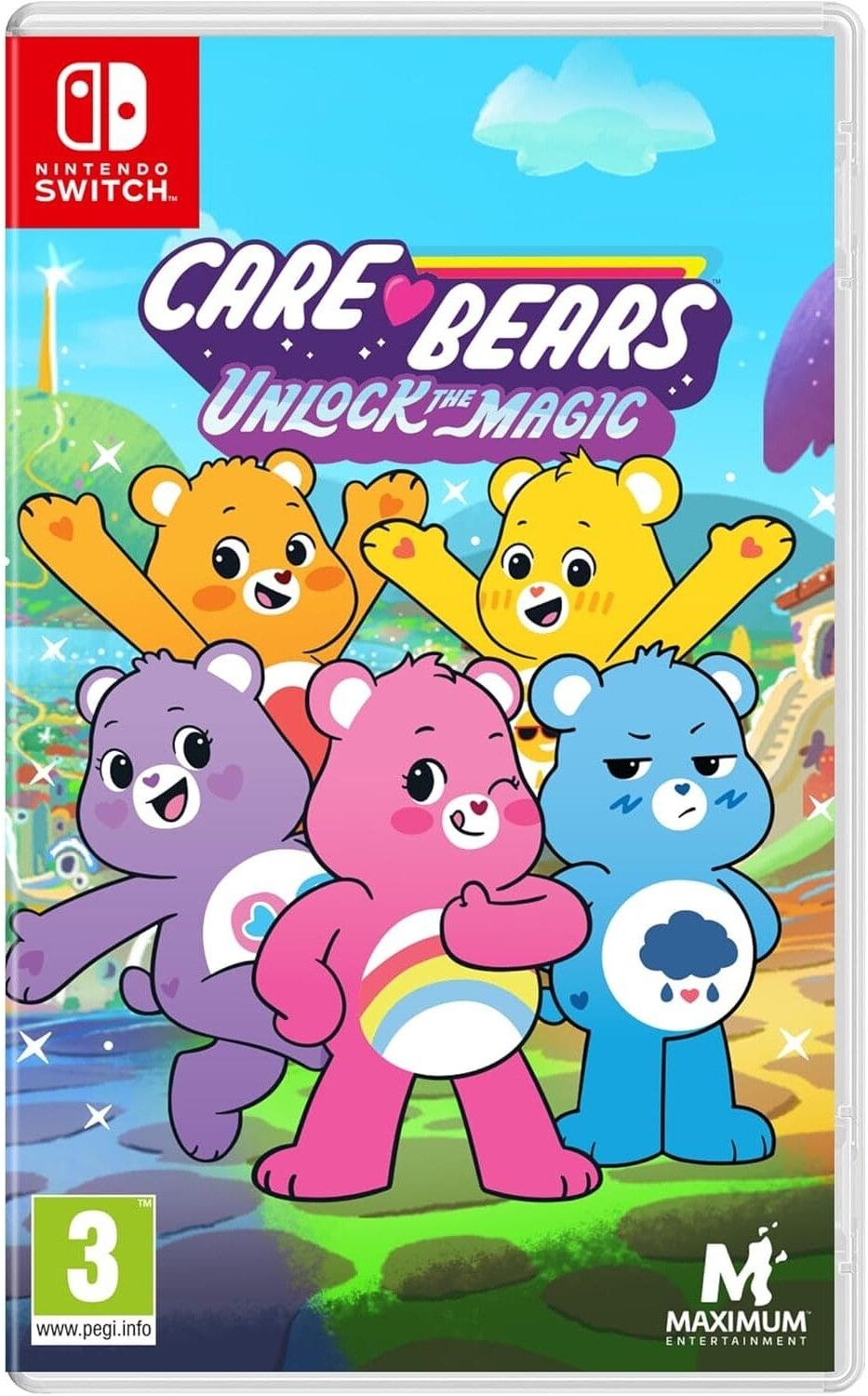 MAXIMUM ENTERTAINMENT UK LTD Care Bears: Unlock The Magic for Nintendo Switch (Game Cartridge) Adventure Game