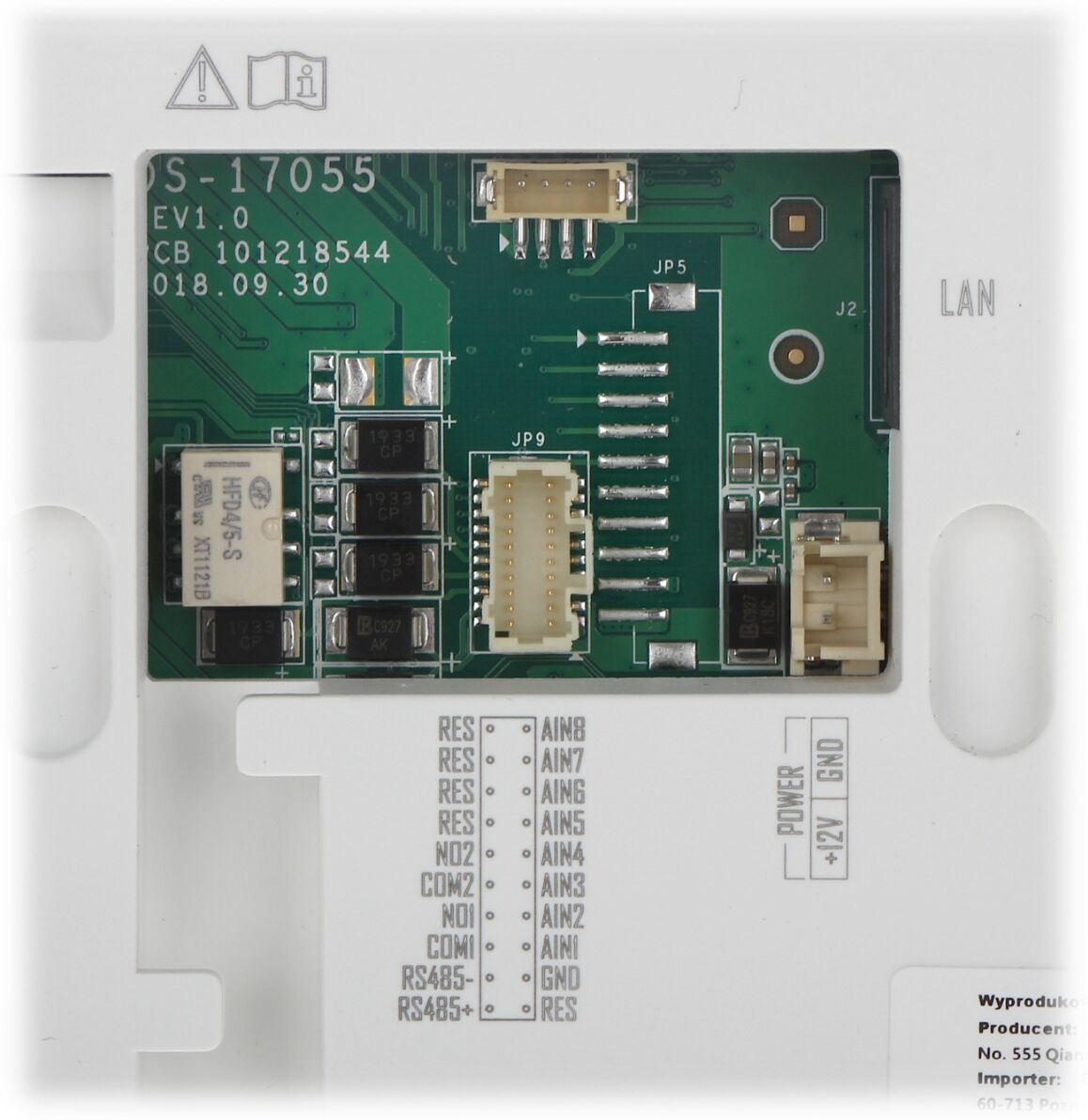Hikvision Ds‑kh6320‑wte1‑w – Monitor Videocitofono Ip Touchscreen Da 7″ (Bianco) Poe/wi‑fi