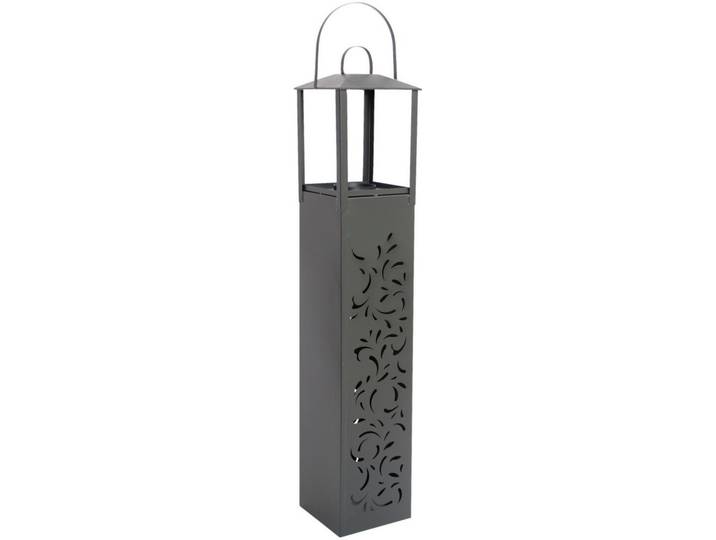 Laterne Eisen Schwarz H: 80 cm Vintage Design