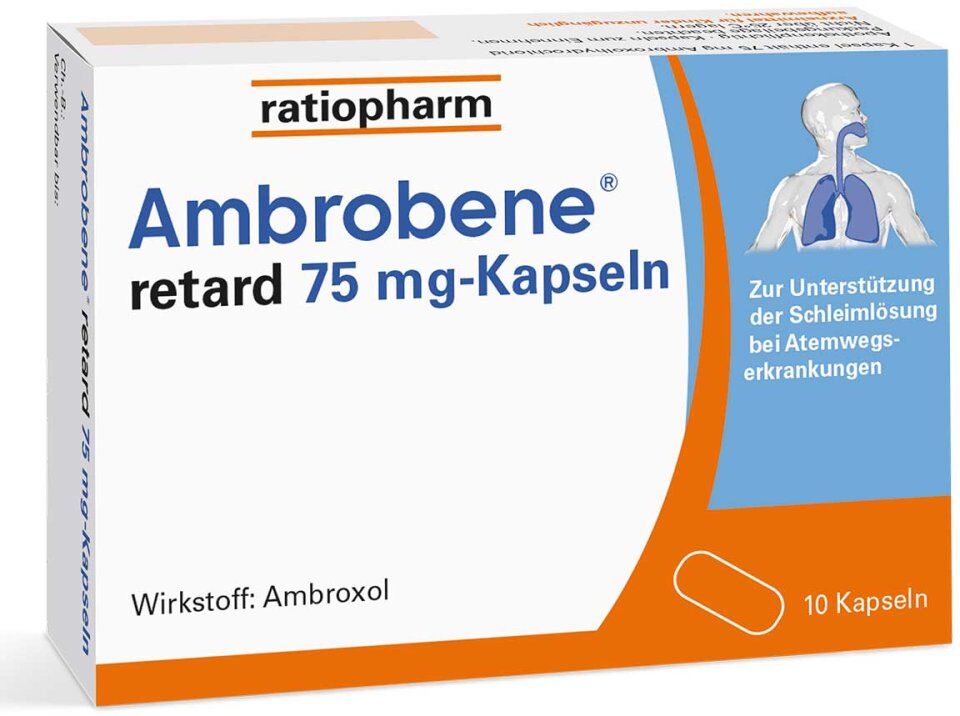 Ratiogrippal Ambrobene retard 75mg Kapseln 10stk